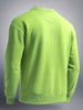 Men's Green Oversized Fit Solid Casual Sweatshirt