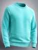Men's Green Oversized Fit Solid Casual Sweatshirt