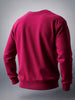 Men's Red Oversized Fit Solid Casual Sweatshirt