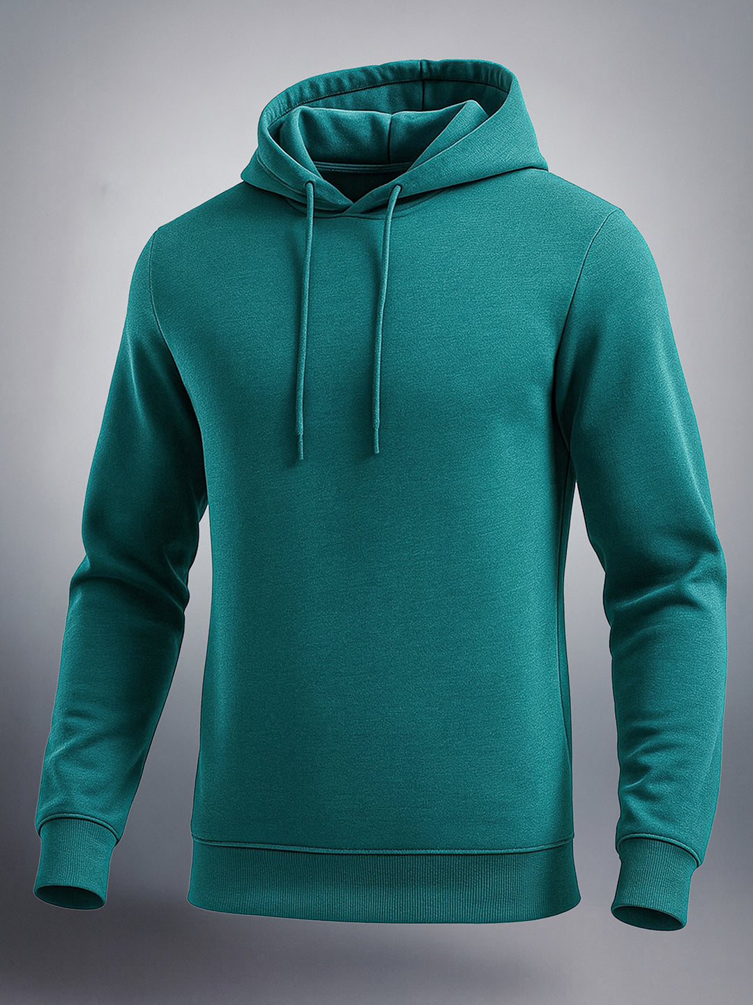 Men's Malachite Regular Fit Solid Casual Sweat Shirt