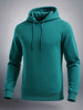 Men's Malachite Regular Fit Solid Casual Sweat Shirt