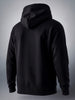 Men's Black Regular Fit Solid Casual Sweatshirt