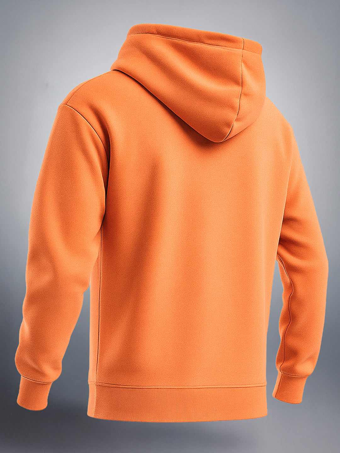 Men's Apricot Crush Regular Fit Solid Casual Sweat Shirt
