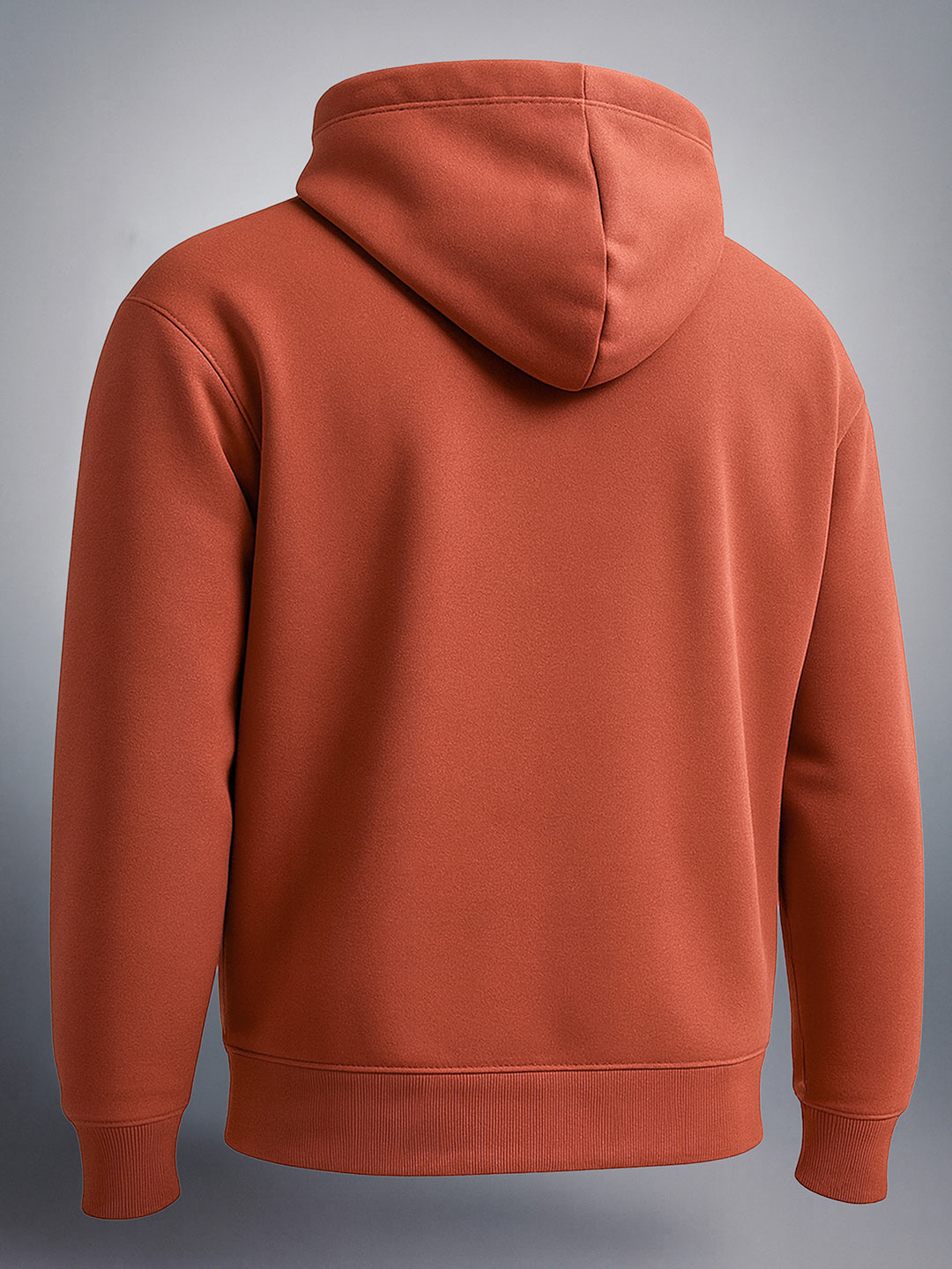 Men's Khaki Regular Fit Solid Casual Sweatshirt