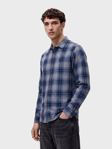Men's Checked Slim Fit Shirt