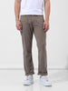 Men Straight Fit Grey Trousers
