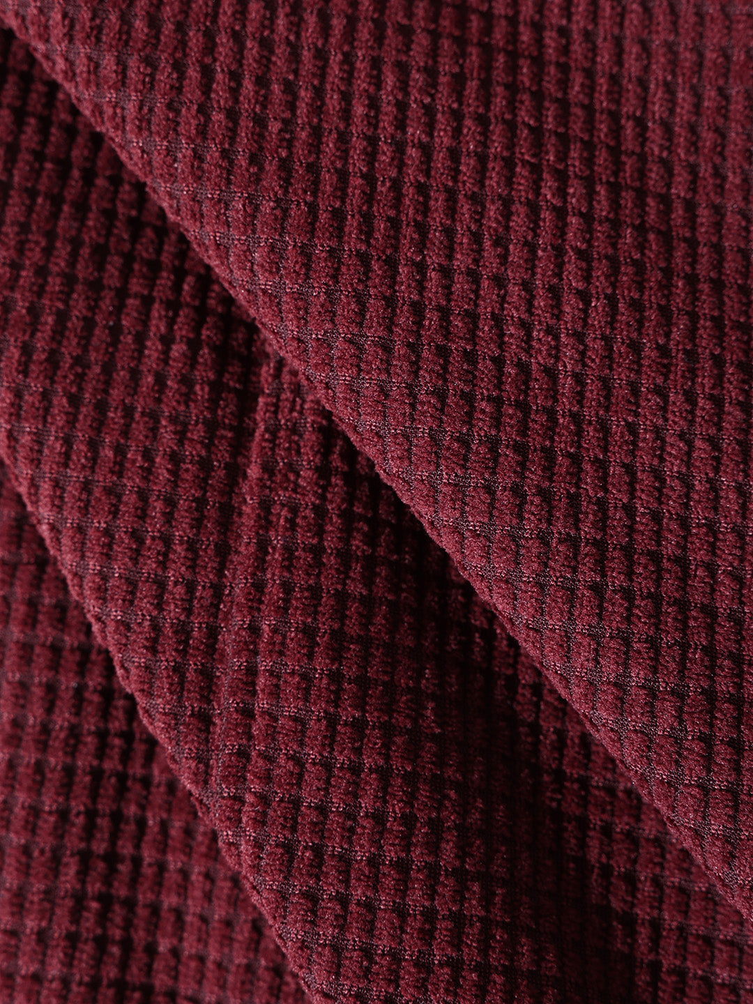 Men's Maroon Loose Fit Solid Utility Joggers