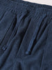 Men's Blue Loose Fit Solid Utility Joggers