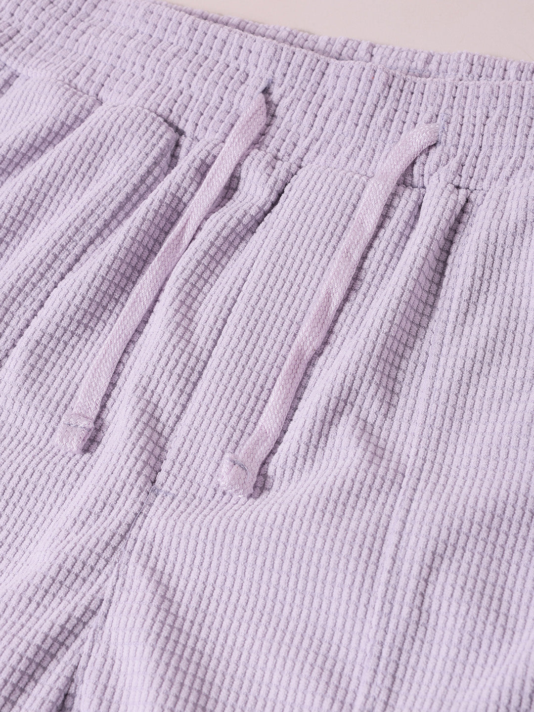 Men's Purple Loose Fit Solid Utility Joggers