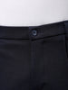 Men's Midnight Navy Bootcut Fit Solid Korean Street Trouser