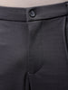 Men's Dark Grey Bootcut Fit Solid Korean Street Trouser