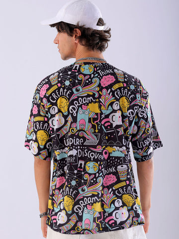 Shop Men's Printed Oversized T-Shirt Online.
