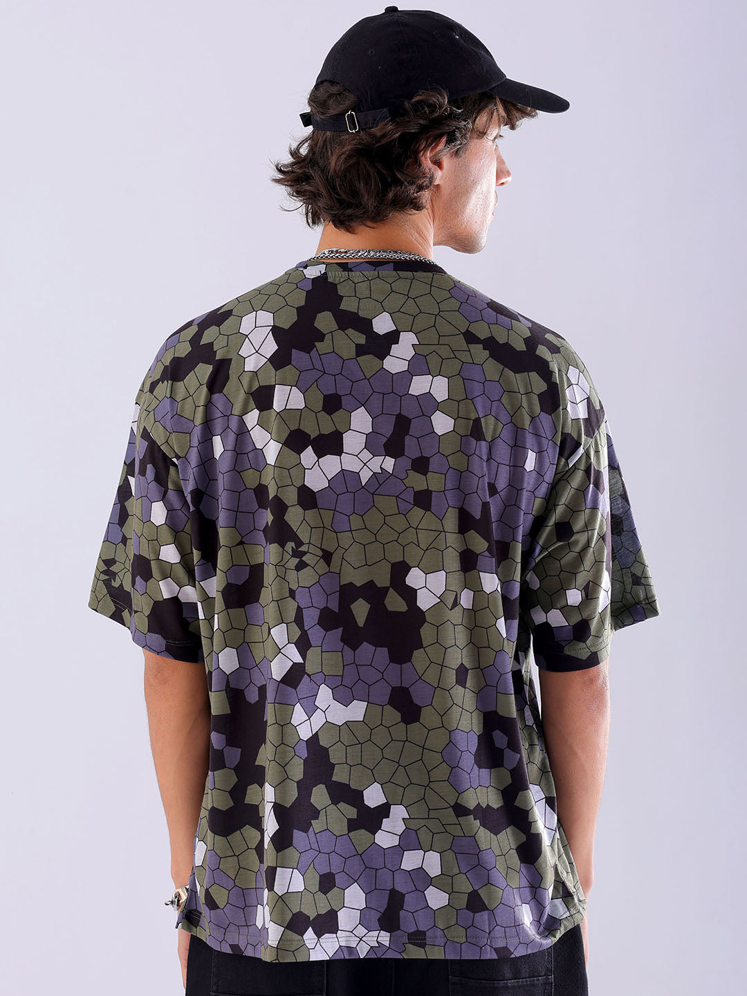 Shop Men's Printed Oversized T-Shirt Online.