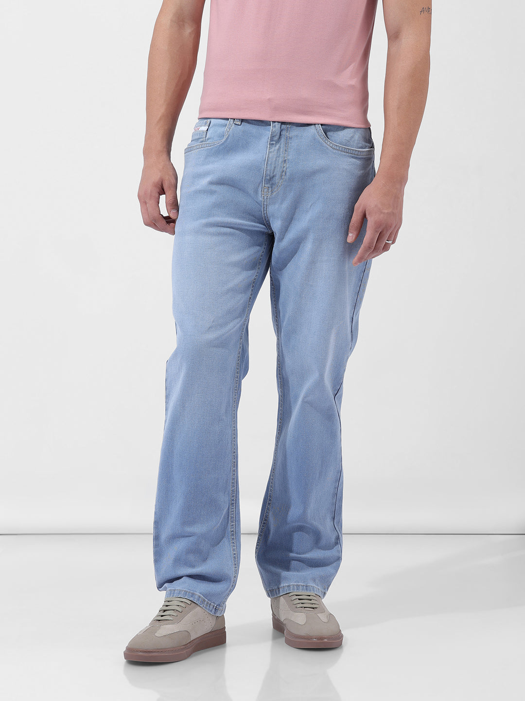 Men's Regular Fit Blue Jeans