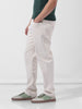 Men's Off White Regular Fit Casual Jeans