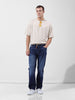 Men's Blue Regular Fit Casual Jeans