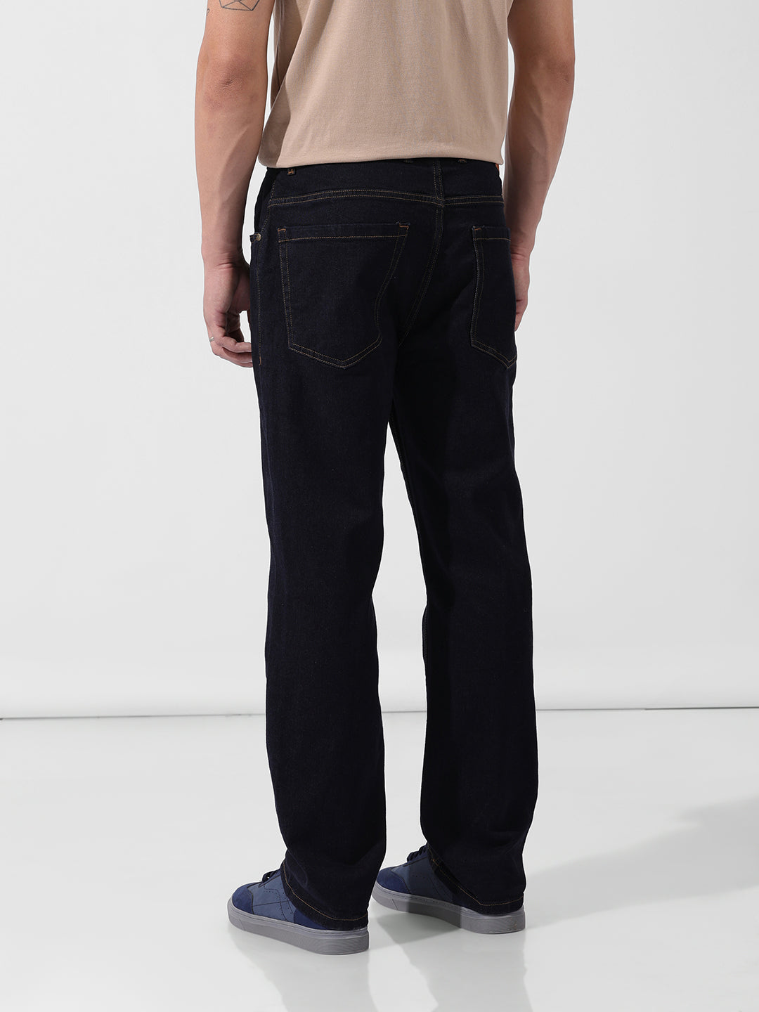 Men's Regular Fit Blue Jeans