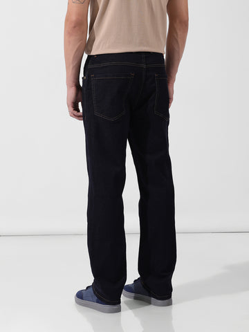 Men's Blue Regular Fit Casual Jeans