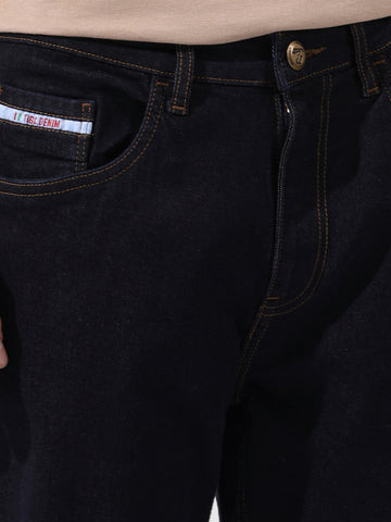 Men's Blue Regular Fit Casual Jeans