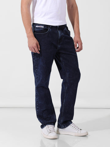 Men's Blue Regular Fit Casual Jeans