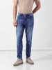 Men's Blue Slim Fit Casual Jeans