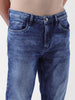 Men's Blue Slim Fit Casual Jeans