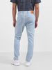 Men's Blue Slim Fit Solid Casual Jeans