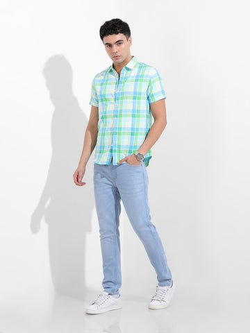 Men's Blue Slim Fit The Eternity Series Jeans