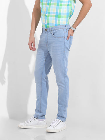 Men's Blue Slim Fit The Eternity Series Jeans