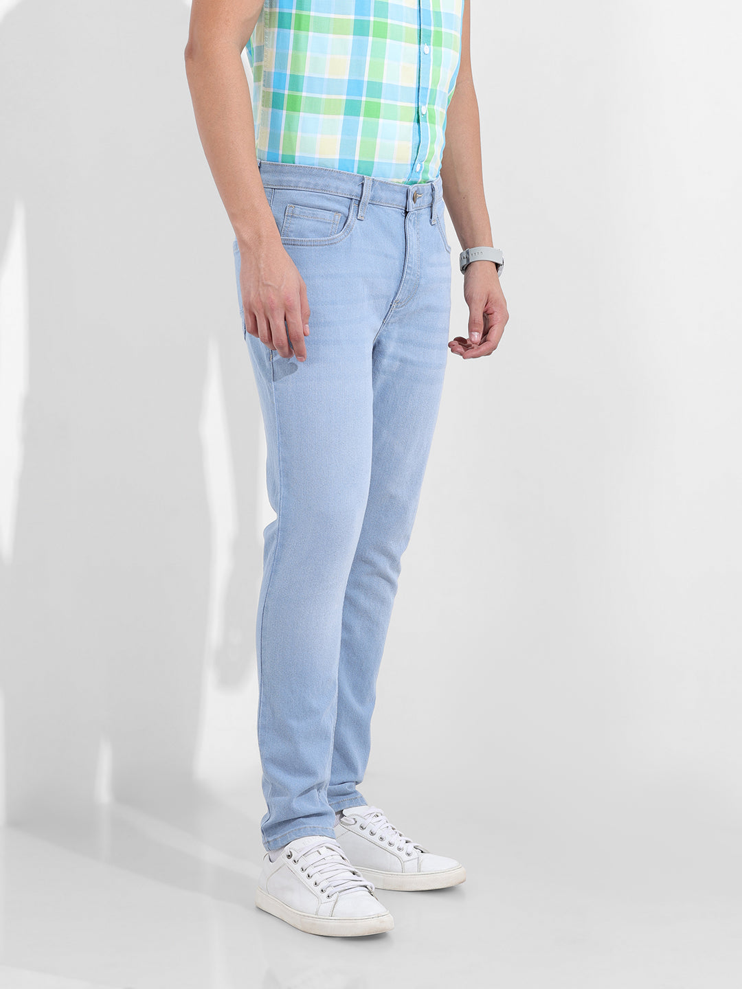 Men's Blue Slim Fit The Eternity Series Jeans