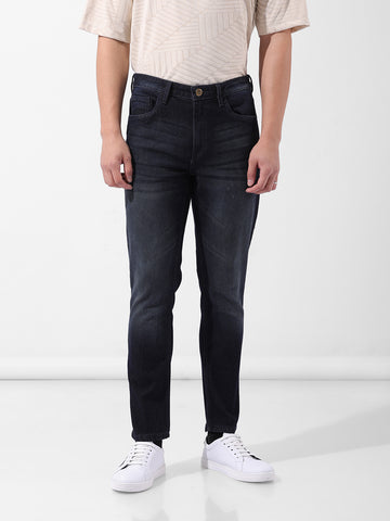 Men's Blue Slim Fit Casual Jeans