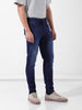 Men's Blue Slim Fit Casual Jeans