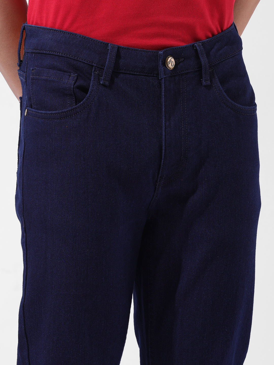 Men's Blue Slim Fit Casual Jeans