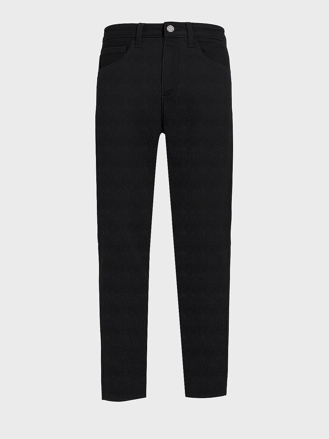 Men's Black Slim Fit Solid The Eternity Series Jeans