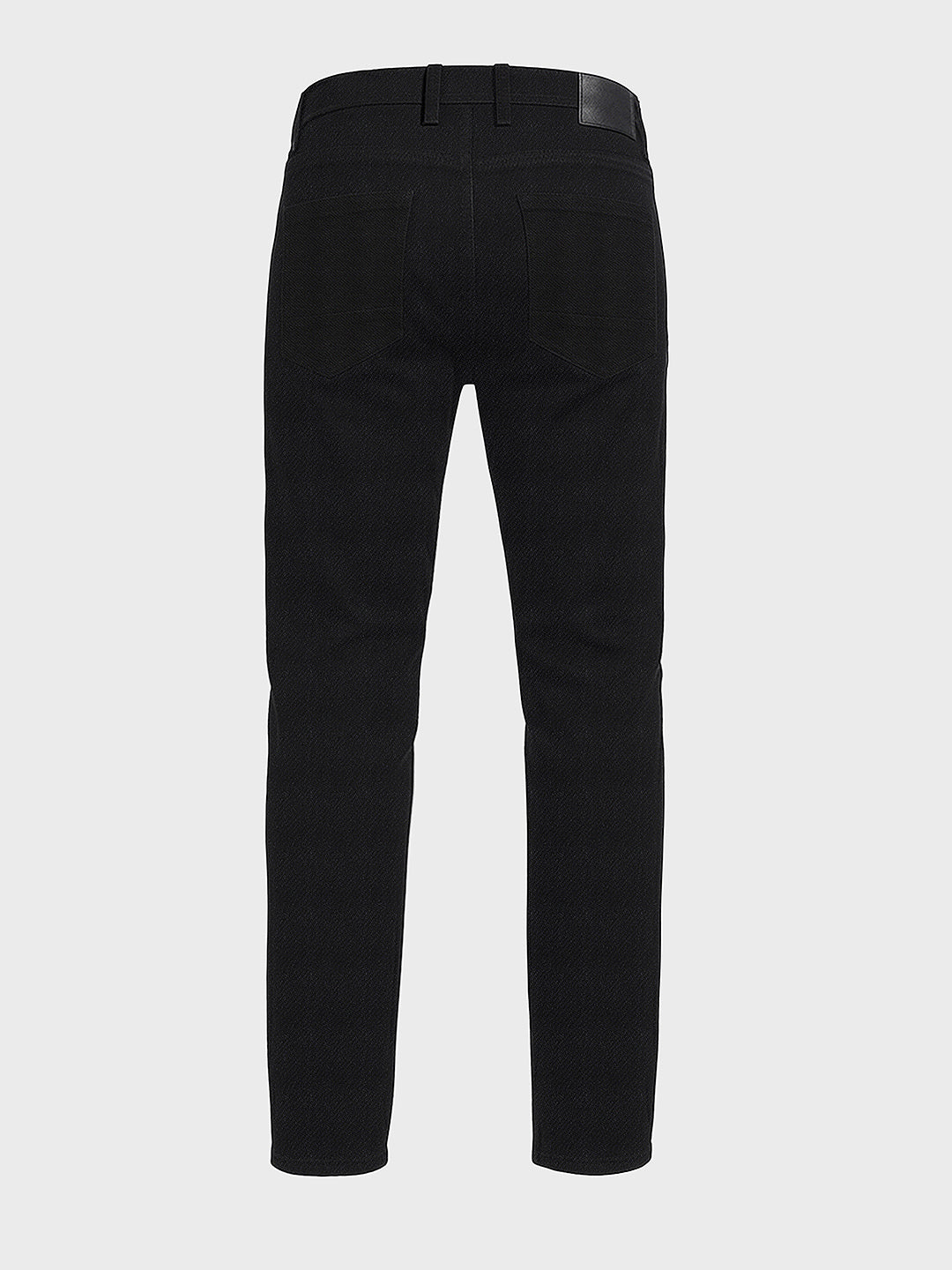 Men's Black Slim Fit Solid The Eternity Series Jeans