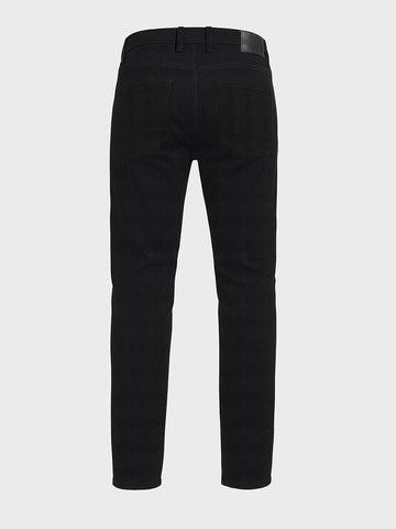 Men's Black Slim Fit Solid The Eternity Series Jeans