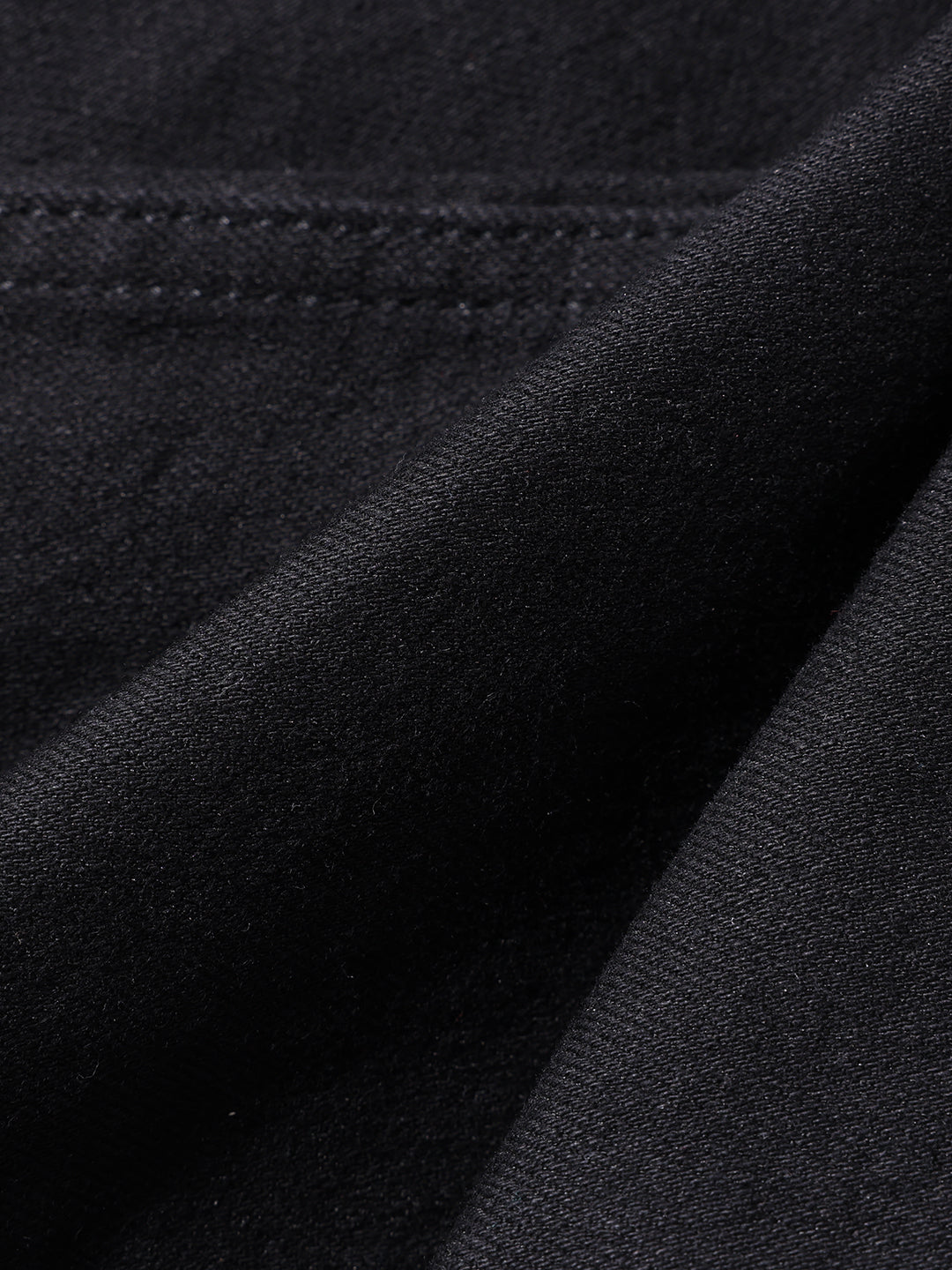 Men's Black Slim Fit Solid The Eternity Series Jeans