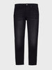 Men's Black Slim Fit Solid The Eternity Series Jeans