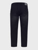 Men's Black Slim Fit Solid The Eternity Series Jeans