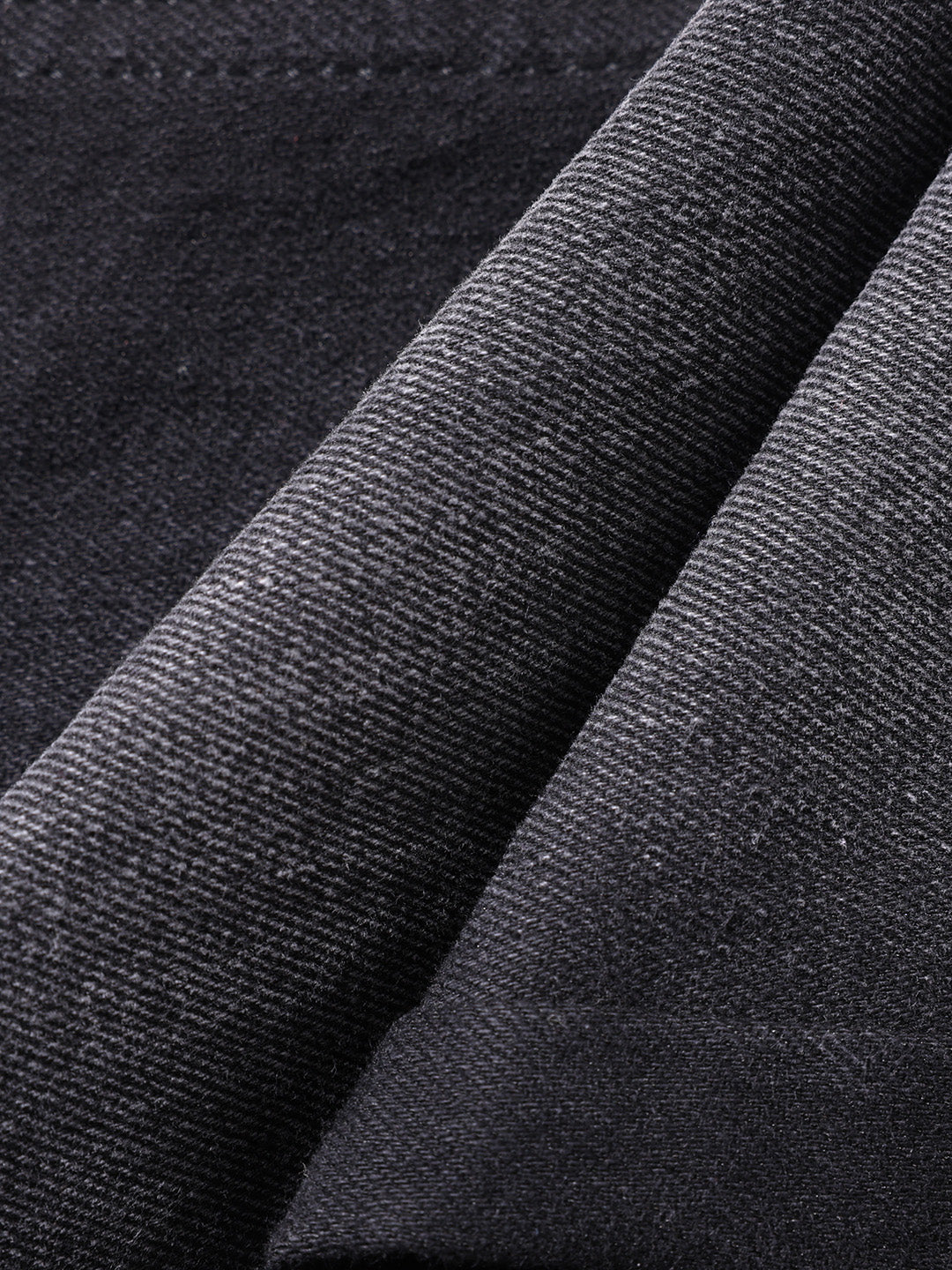 Men's Black Slim Fit Solid The Eternity Series Jeans