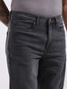 Men's Grey Slim Fit Solid The Eternity Series Jeans