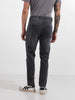 Men's Grey Slim Fit Solid The Eternity Series Jeans