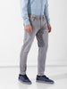 Men's Grey Slim Fit Casual Jeans
