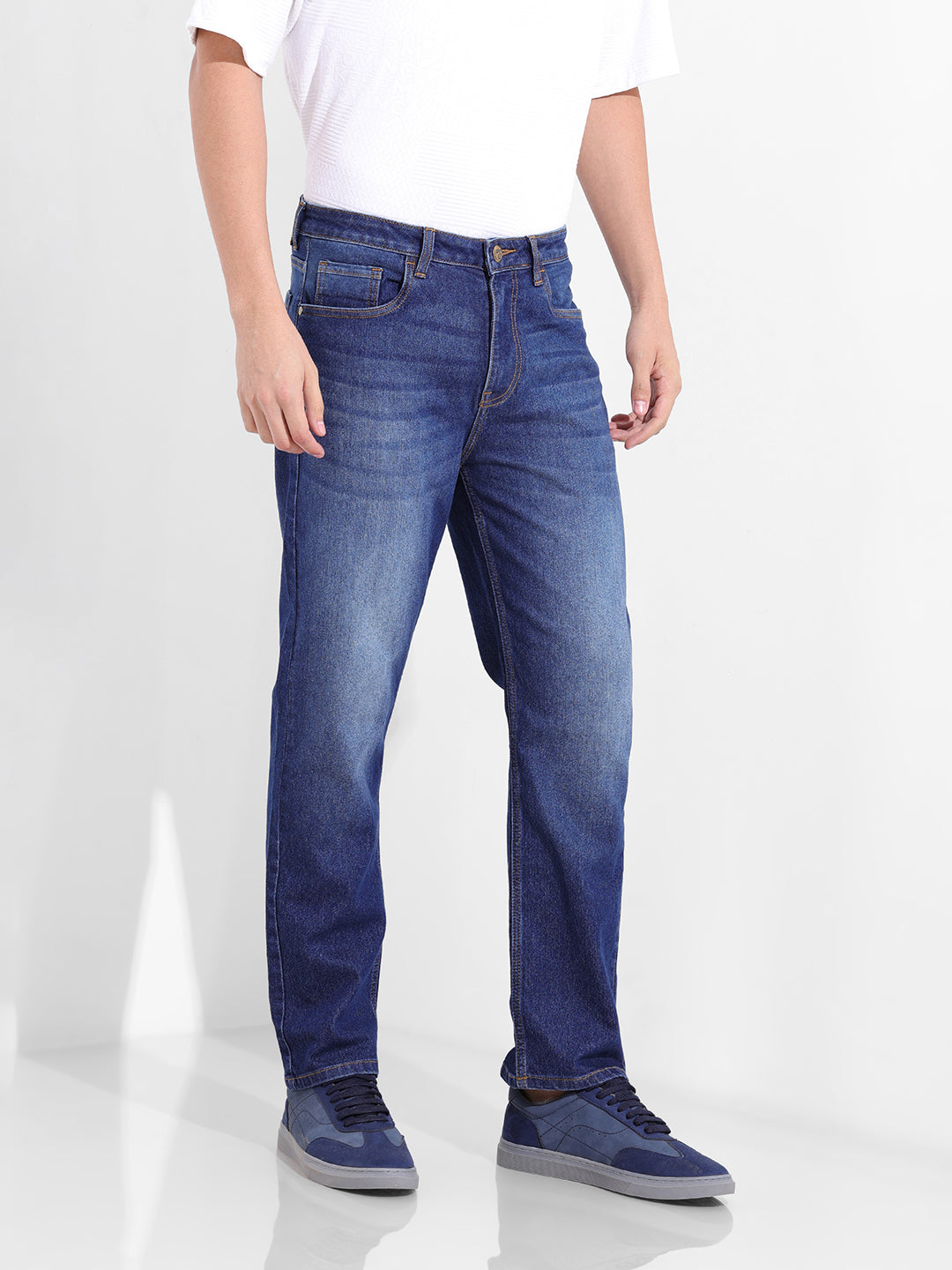 Men's Blue Slim Fit The Eternity Series Jeans