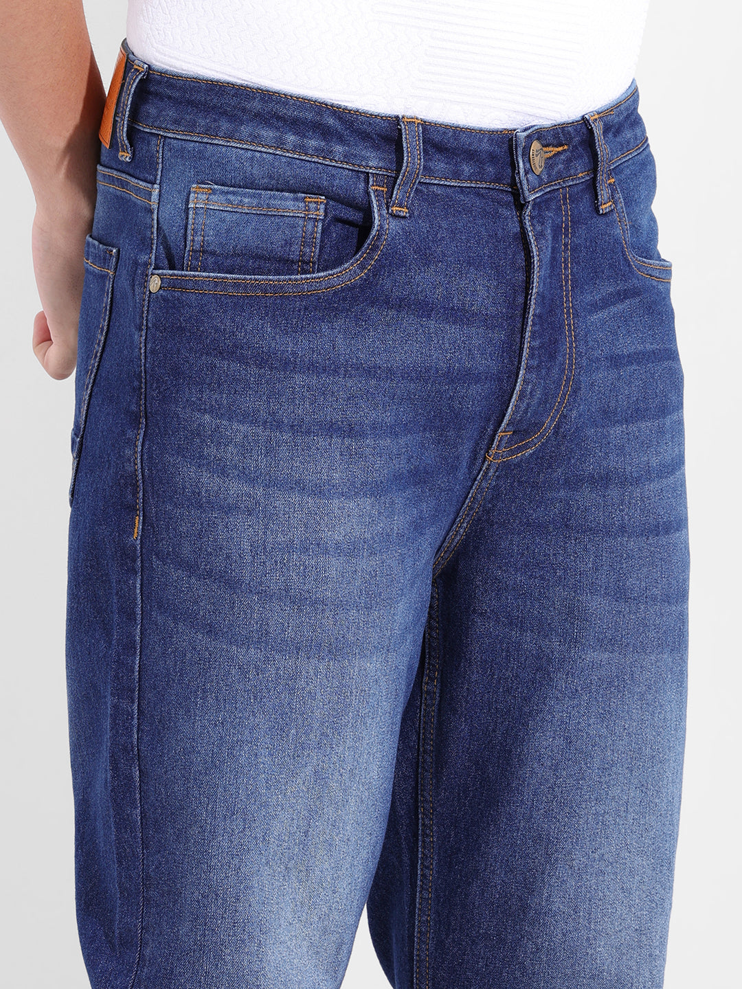 Men's Blue Slim Fit The Eternity Series Jeans