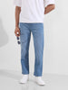 Men's Blue Slim Fit Solid Casual Jeans