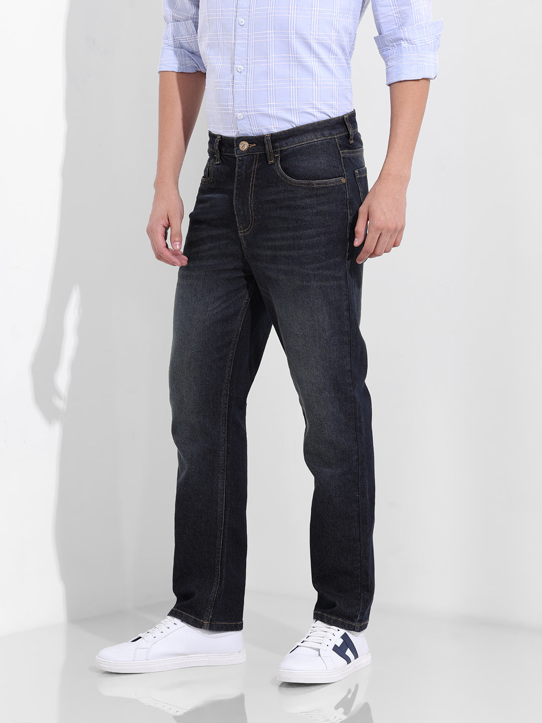 Men's Blue Slim Fit The Eternity Series Jeans