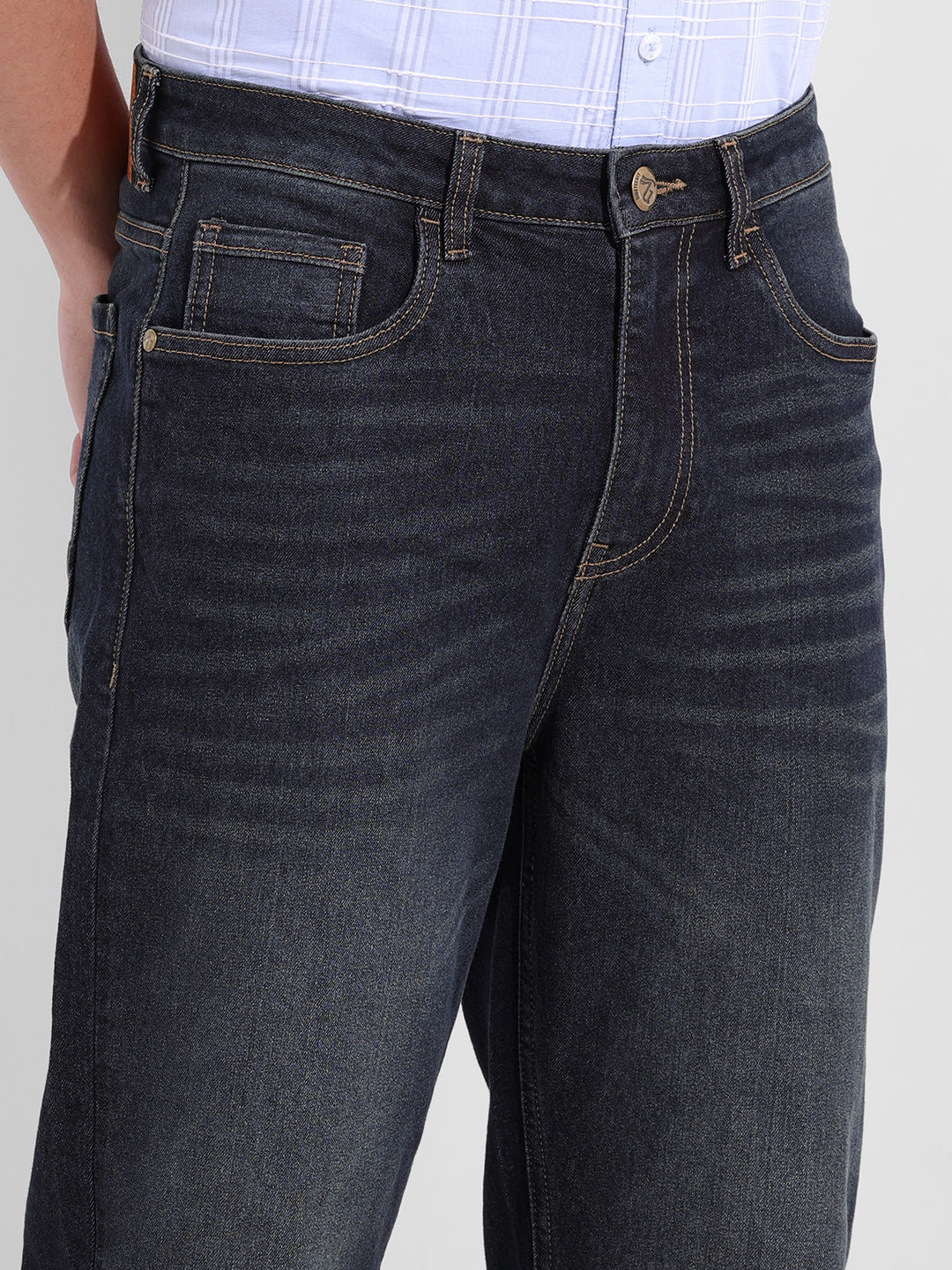 Men's Blue Slim Fit The Eternity Series Jeans