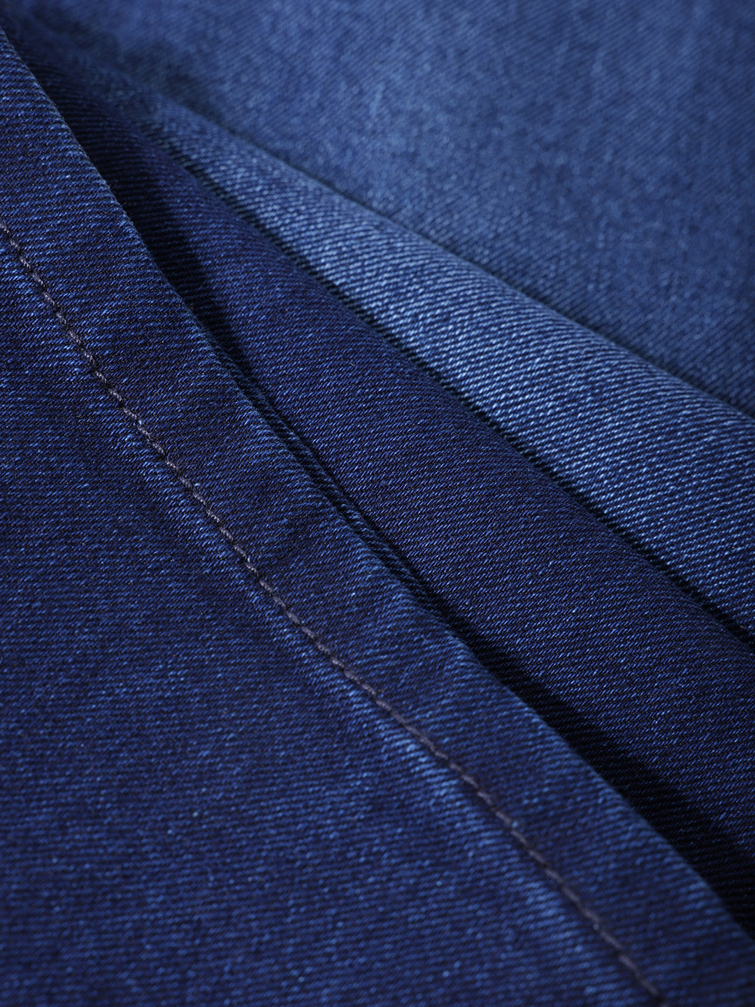 Men's Blue Slim Fit Solid Casual Jeans