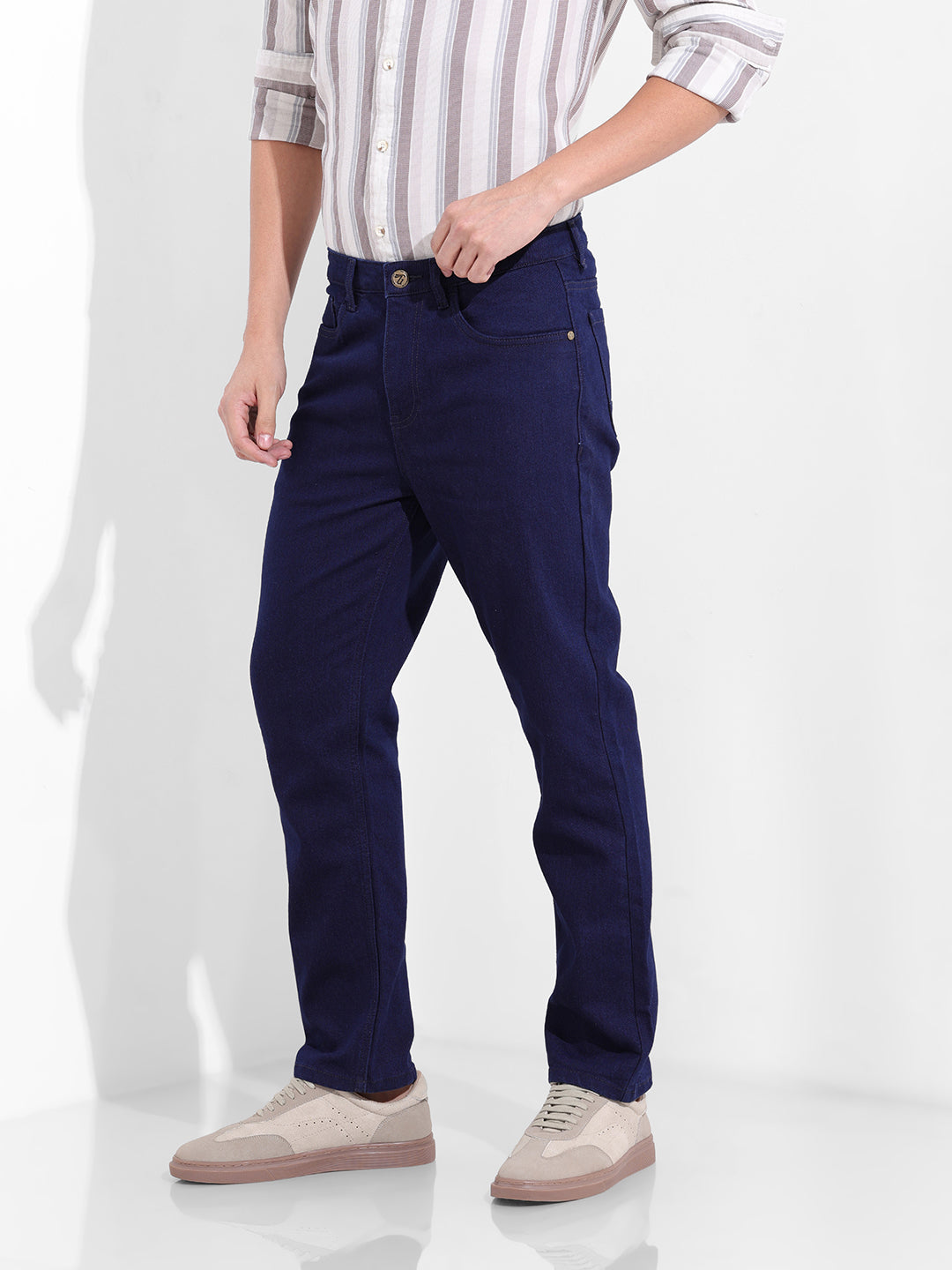 Men's Blue Slim Fit The Eternity Series Jeans